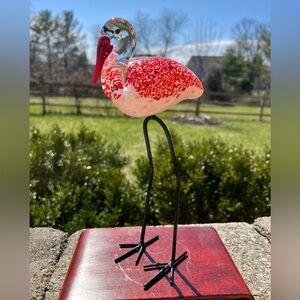 Handblown Art Glass Bird Figurine